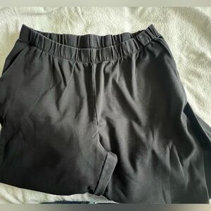 Lands' End Black Straight Leg Pants